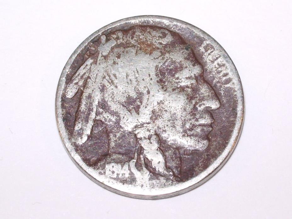 1914 Buffalo Nickel, Circulated