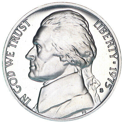 1975 S Jefferson Nickel Gem Proof Coin