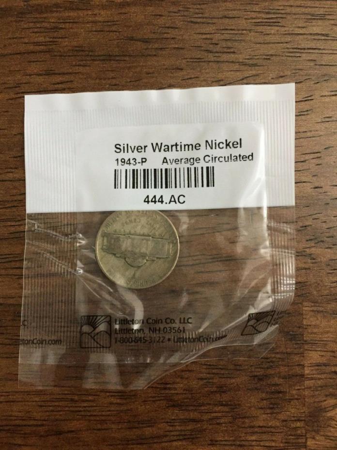 1943-P Silver Wartime Nickel