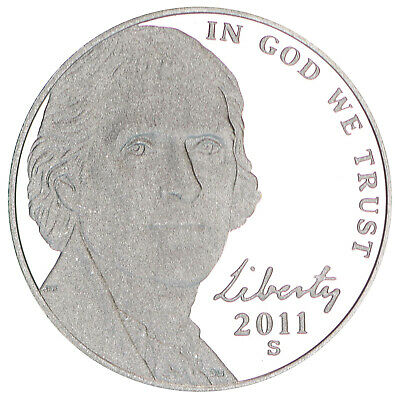 2011 S Jefferson Nickel Gem Deep Cameo Proof Coin
