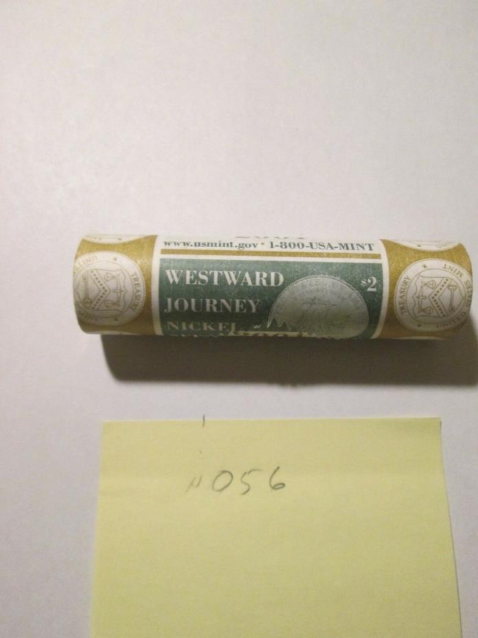 N056%0219 - 2004 Westward Journey D Keelboat Nickel Roll  U.S. Mint Wrapped