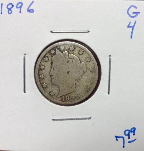 1896 5C Liberty Nickel