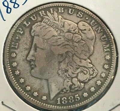 1885 Morgan Silver Dollar - Toned