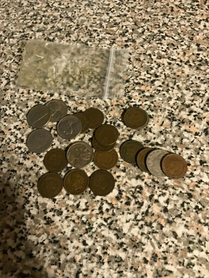Indian Heads, buffalo Nickels and War Time Nickles