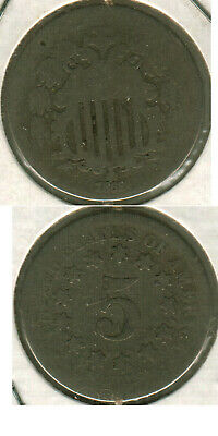 1868 SHIELD NICKEL