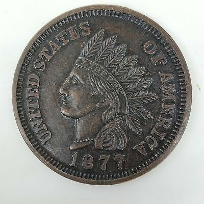 1877 Indian Head One Cent Novelty Coin 3