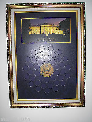 World Reserve Monetary Exchange Presidential Dollar Framed Gallery Coin Display