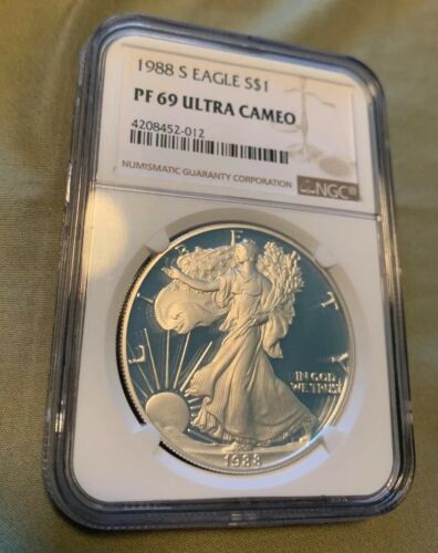 1988-S Silver Eagle?? NGC Certified PF-69 Ultra Cameo
