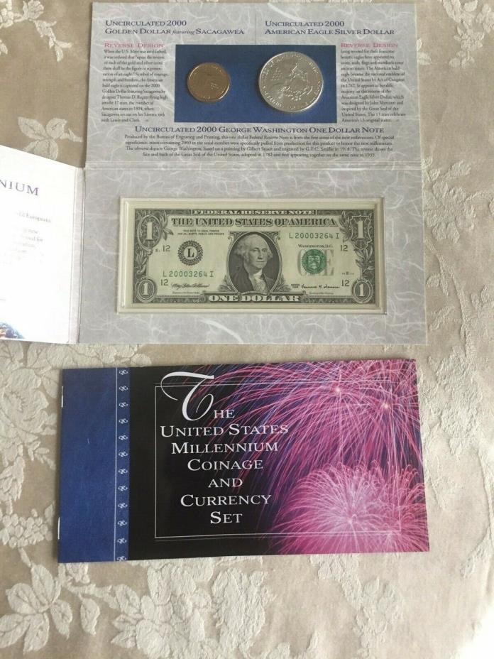 2000 Millennium Coin And Currency Set OGP W/COA