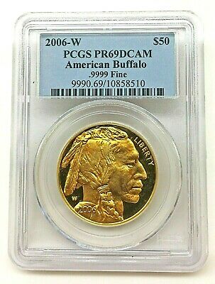 2006-W American Buffalo-PCGS PR69DCAM- $50 Gold Coin .9999 Fine