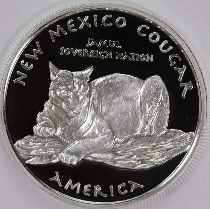2015 Native American Silver Dollar Navajo New Mexico Cougar 1 oz Silver Proof