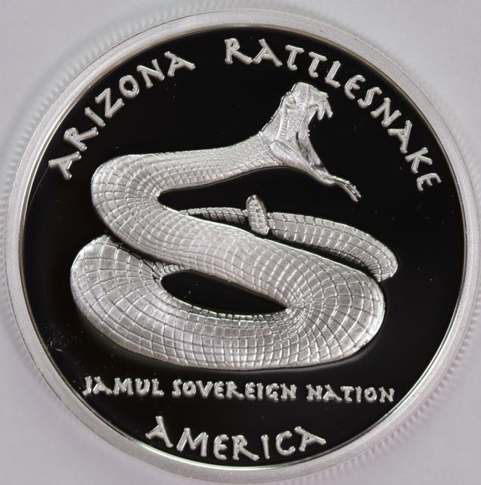 2016 Native American Silver Dollar Apache Arizona Rattlesnake 1 oz Silver Proof