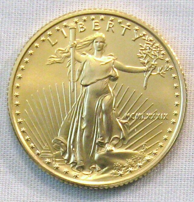 1989 1/4 oz Gold American Eagle BU