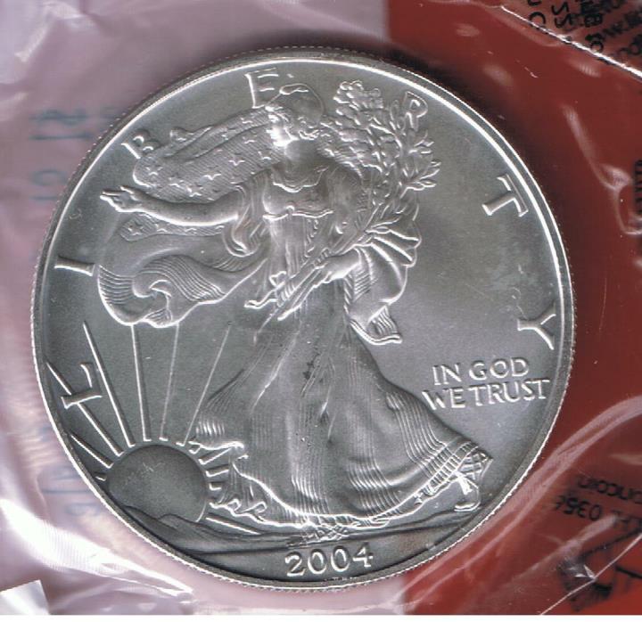 2004 BU American Silver Eagle