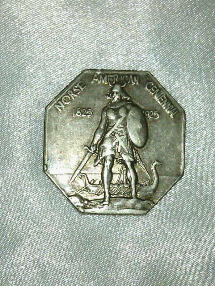 Collectible Norse Centennial Coin, Norse American Centennial 1825-1925 Viking