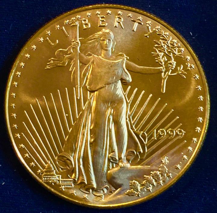 1999 - $50 1oz Gold American Eagle BU