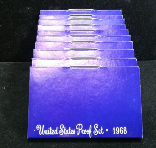 1968-S Proof Sets  Lot of 10