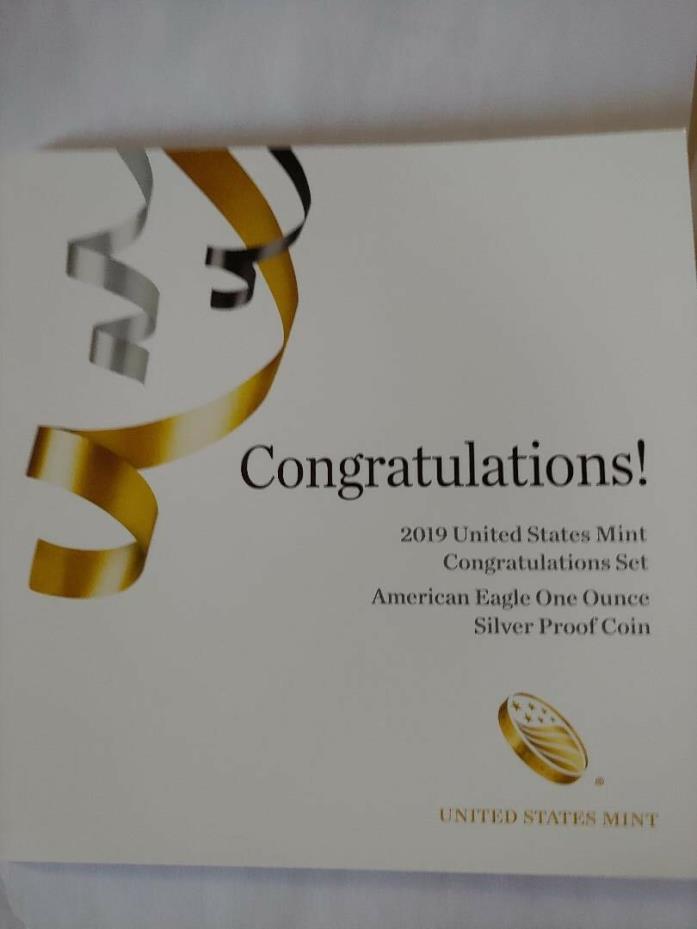 2019-W U.S.Mint Congratulations Set ( SOLD OUT in 2 Minutes from the U.S. Mint )