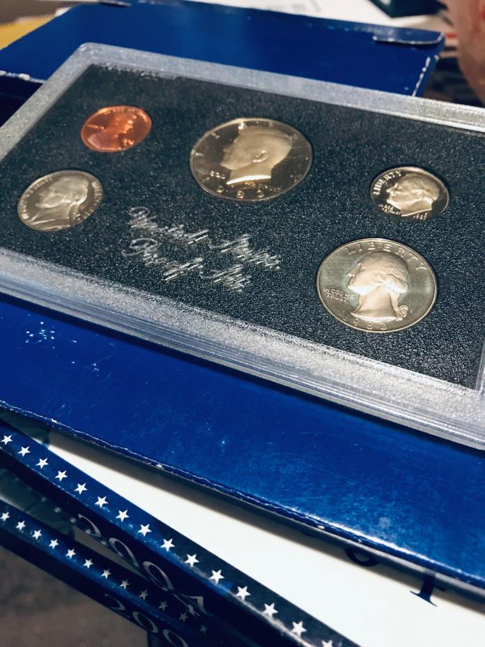 1983-S PROOF SETS IN ORIGINAL PLASTIC W/ OUTER BLUE BOX, TWO (2) SETS AVAILABLE