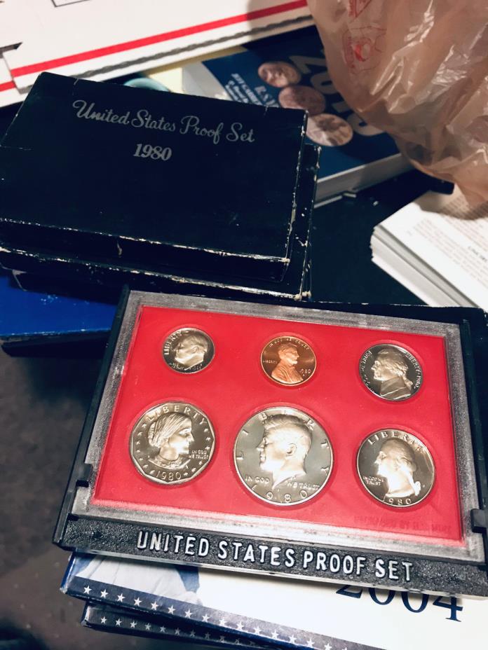 1980-S US PROOF SET, Four (4) Total Sets Available; Buy One or Buy Them All!