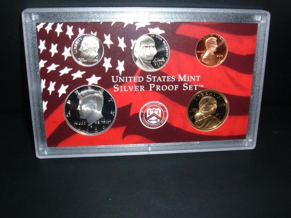 2006 S Partial Silver Proof Set - 5 Coins -No Box/Coa