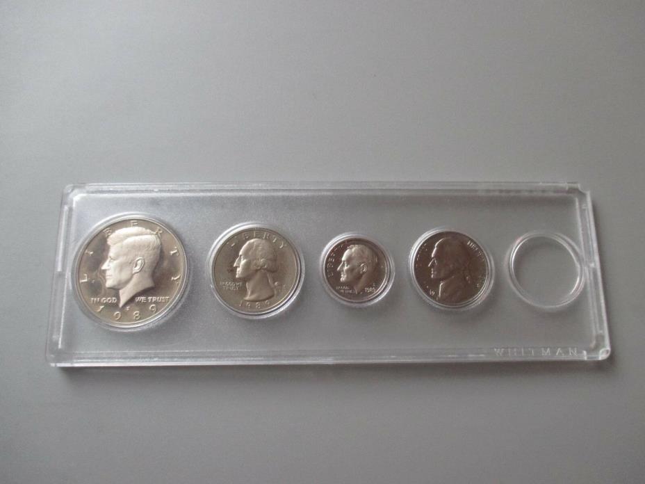 1989 S UNITED STATES PROOF SET MISSING THE LINCOLN CENT IN WHITMAN HOLDER L@@K!!