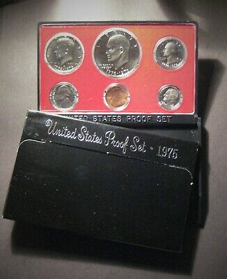 1975  U.S. MINT PROOF COIN SET - * Free Shipping Deal ! *