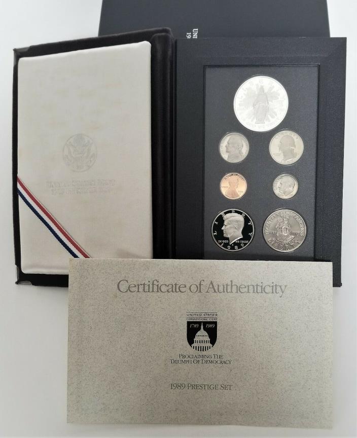 1989 US Mint Congressional Prestige Proof Coin Set