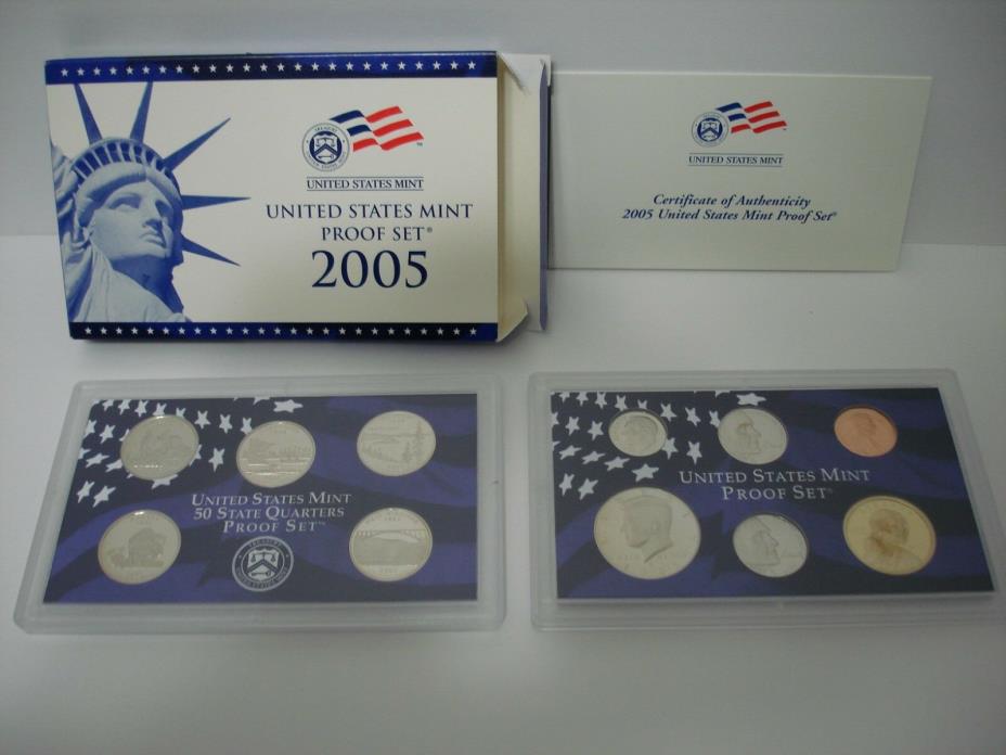 2005 United States Mint   proof set