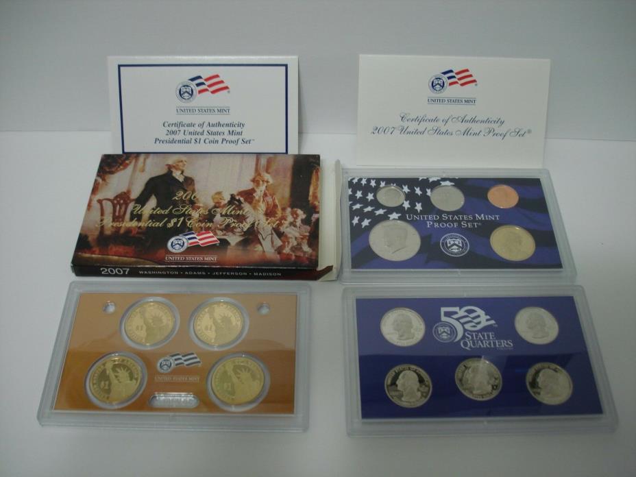 2007 United States Mint  proof set