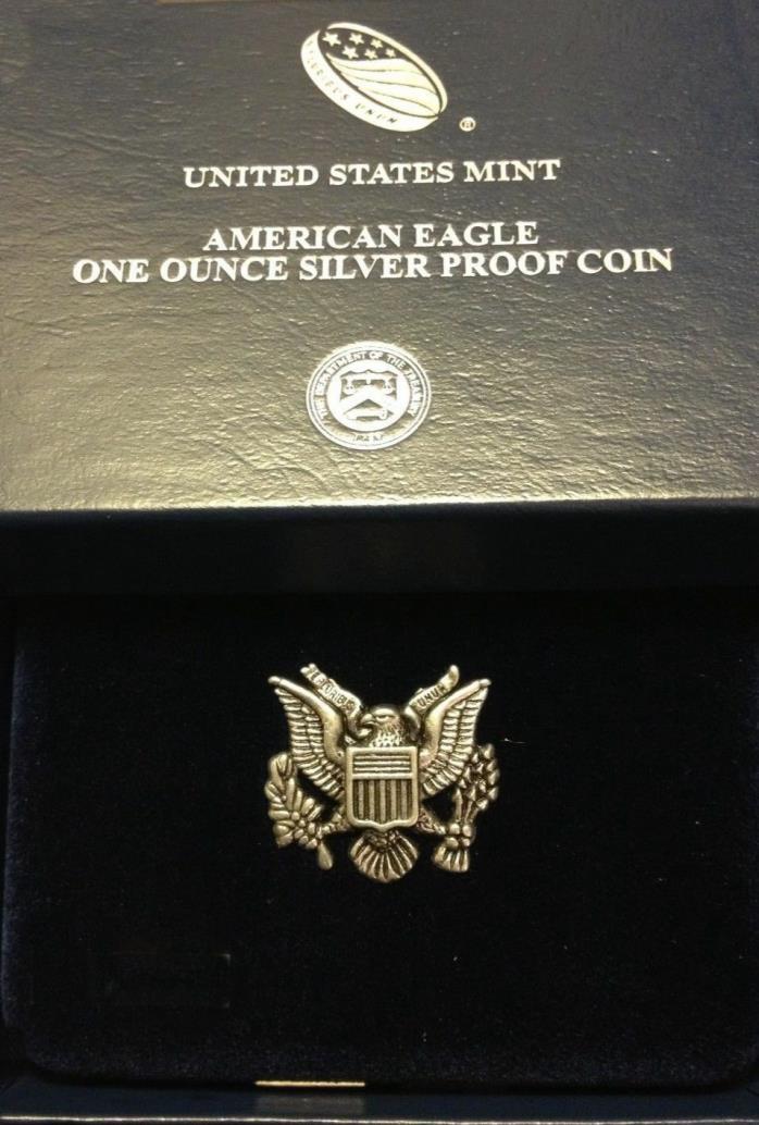2014-W 1 oz Proof Silver American Eagle (w/Box & COA)