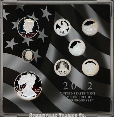 2012 LIMITED EDITION SILVER PROOF SET #1 IN ORIGINAL U.S. MINT PACKAGING
