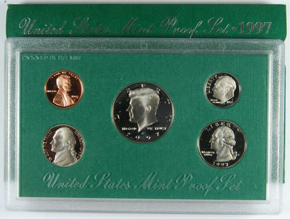 1997 US MINT PROOF SET  5-Coin Set