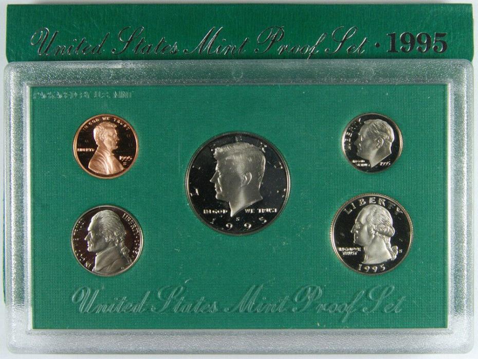 1995 US MINT PROOF SET  5-Coin Set
