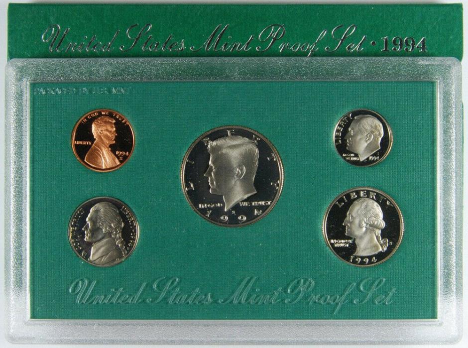 1994 US MINT PROOF SET  5-Coin Set