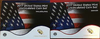 2017 US Mint Uncirculated Complete Coin Set = P & D - All 2017 Coins - LAST SET