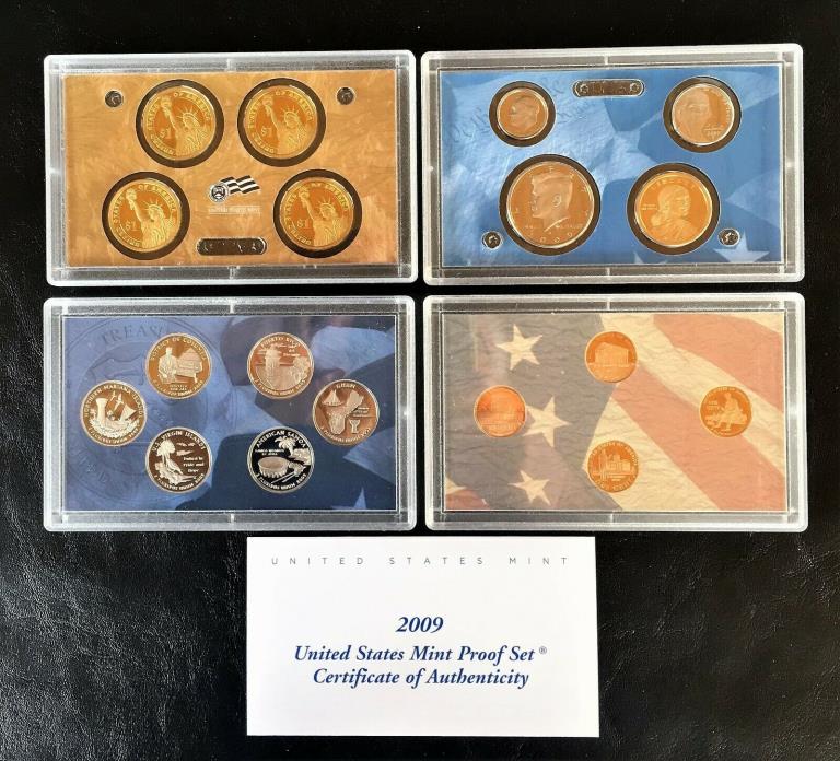 2009-S United States Mint Proof (18) Coin Set w/ Box/Certificate of Authenticity