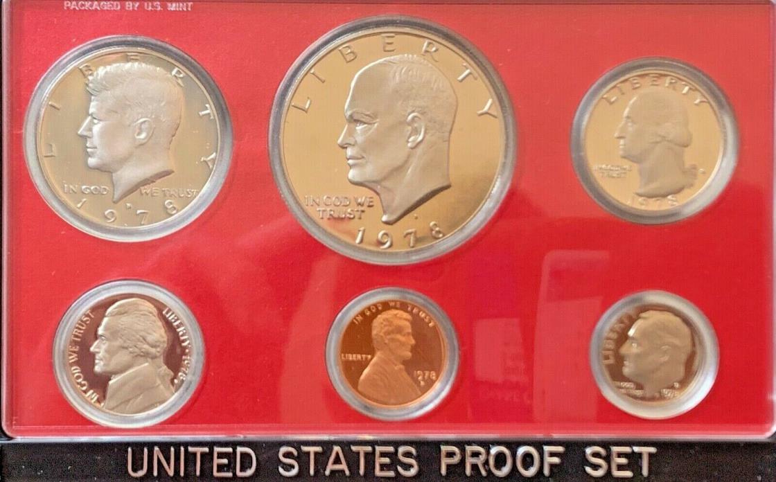 1978 S United States Mint Proof Set With Original Box