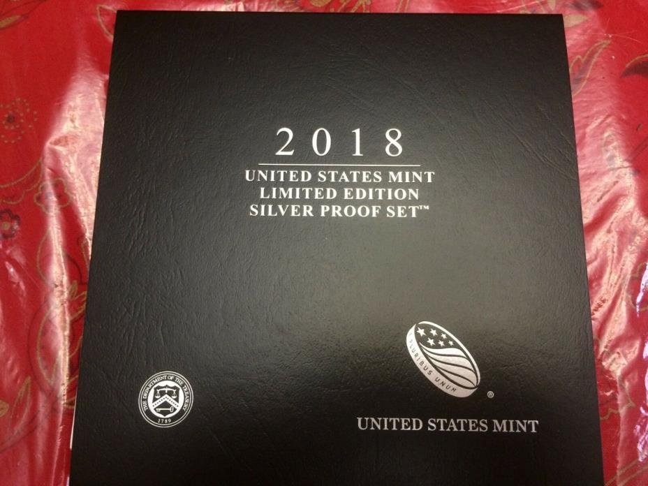 2018-S  US Mint Limited Edition Silver Proof Set W/COA 8-Coins