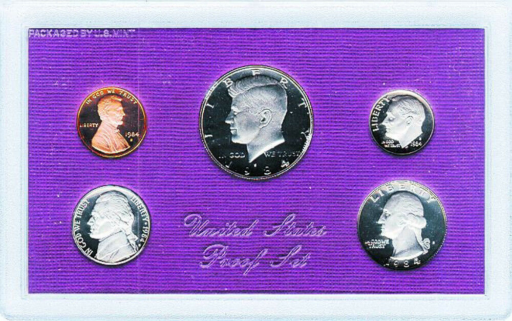 1984 US MINT PROOF SET  5-Coin Set
