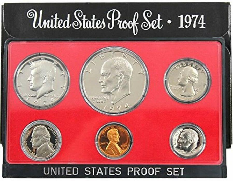 1974 US MINT PROOF SET  6-Coin Set