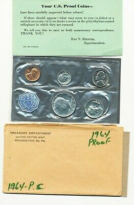 1964 U.S. Coin Proof Set United States Mint Philadelphia