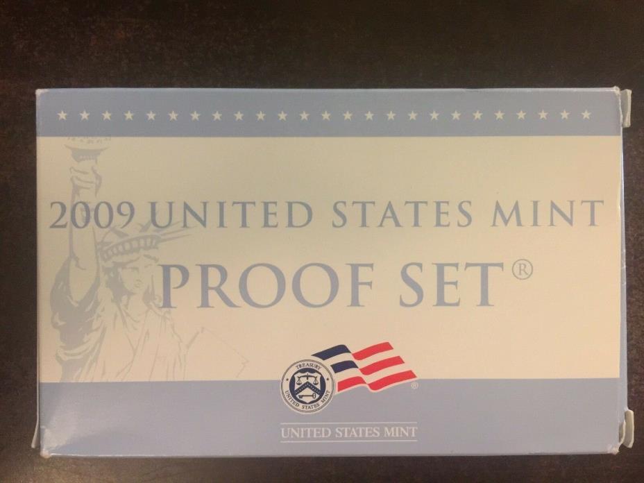 2009 US Proof Set 18 Coin Clad Set - US Territory Quarters & Presidents COA