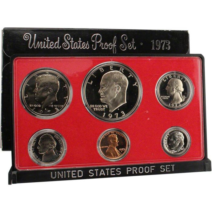 1973 US MINT PROOF SET  6-Coin Set