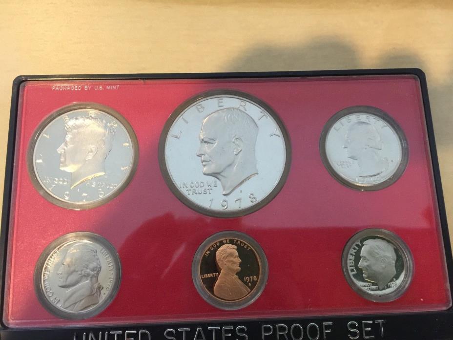 1978 S United States Mint Proof Set with box