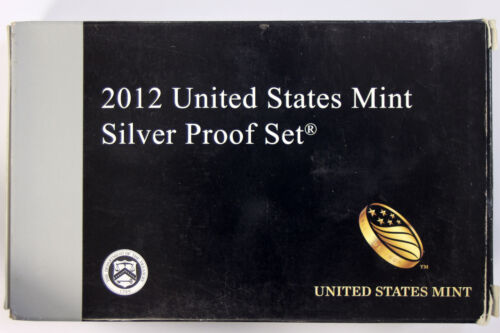 One Better Date 2012-S US Mint Silver Proof Set Original Box and COA (NUM3902)