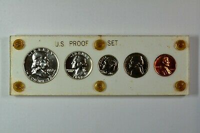 1957 US Proof Set In White Capital Holder
