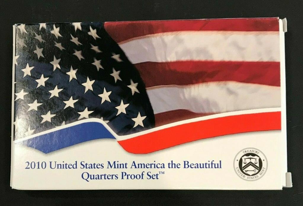 2010 US Mint America The Beautiful Quarters Proof Set
