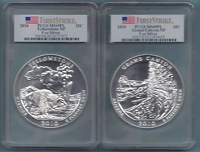 2010 - Complete Set of PCGS 5 oz Silver 