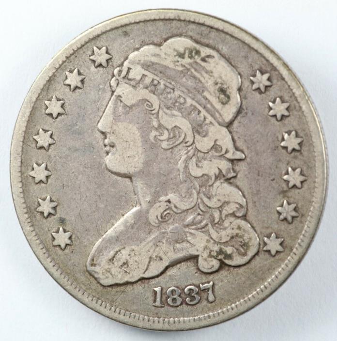 1837 Capped Bust Silver Quarter 25C